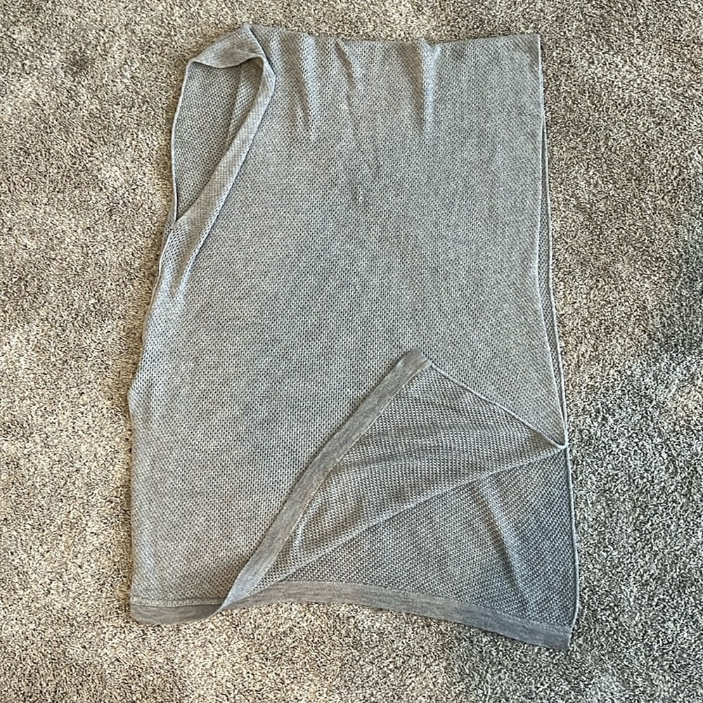 Gray Knit Women's Wrap